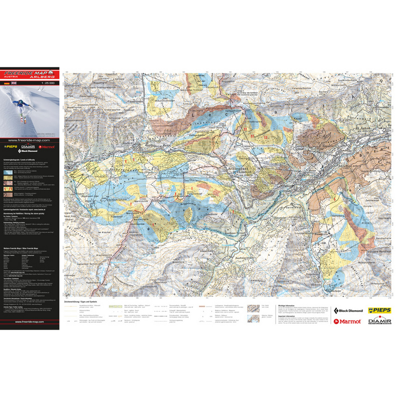 Freeride Map Pic du Midi de Bigorre/Grand Tourmalet - Ski