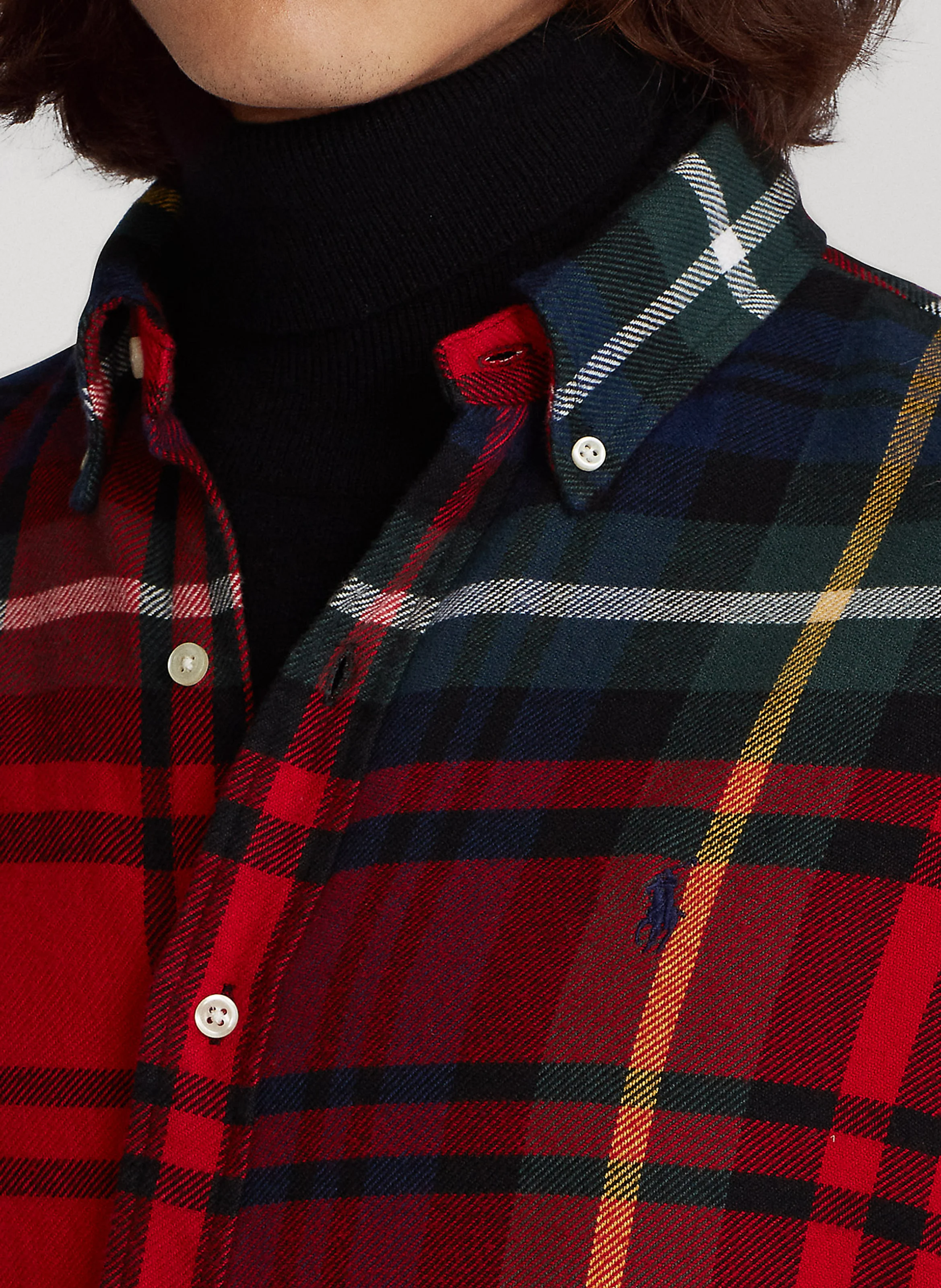 Chemise regular-fit en coton imprimé | Multicolore