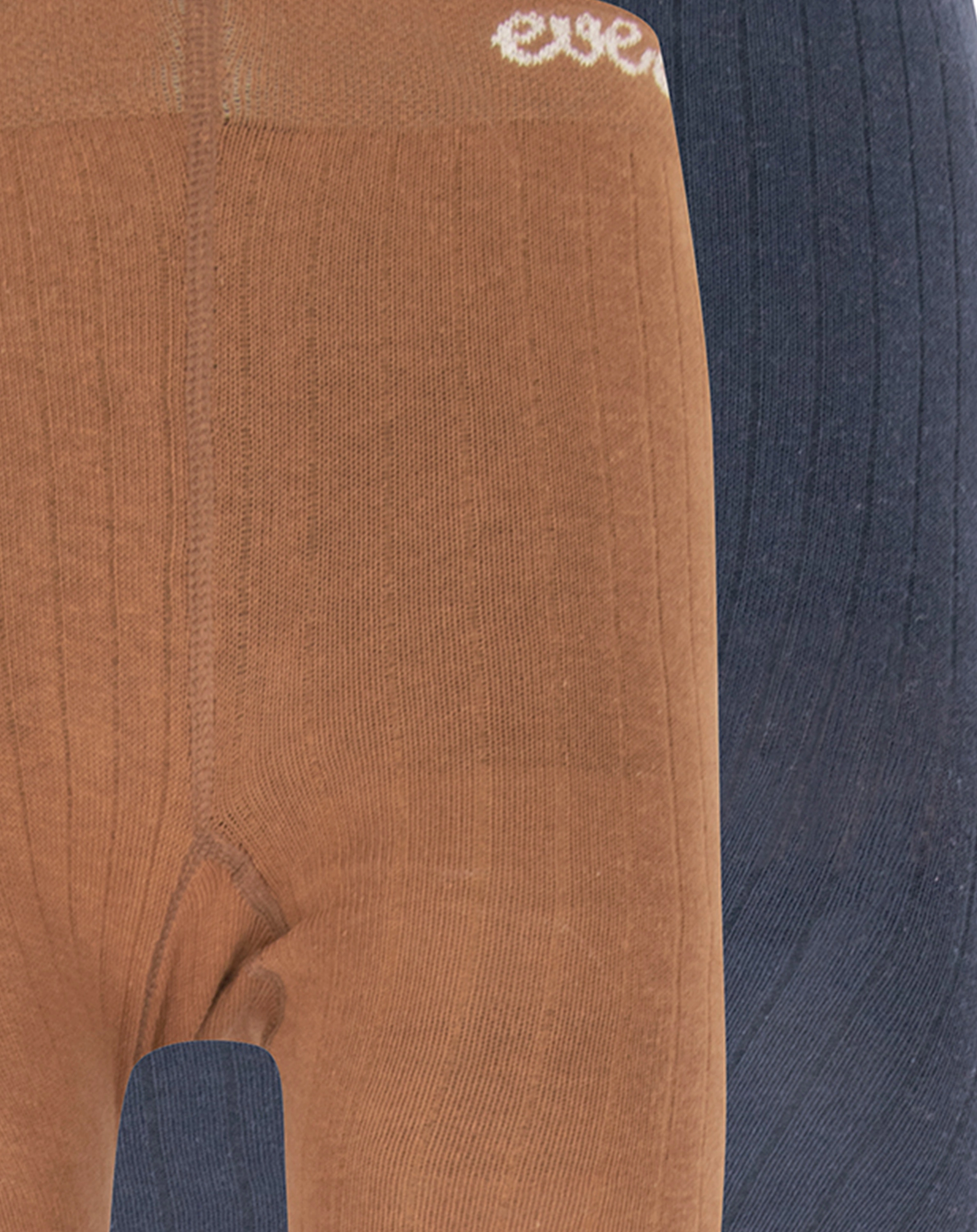 Leggings RIPPE MODERN 2er Pack in navy/toffee