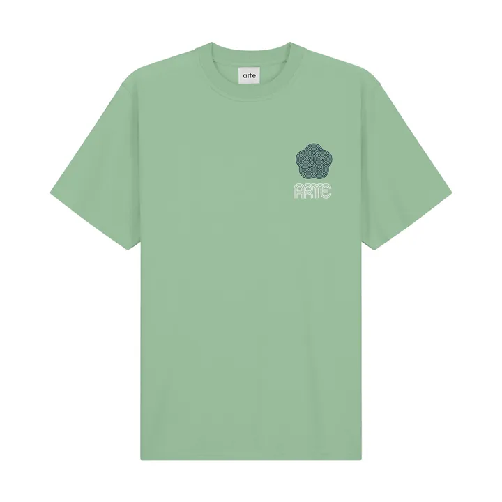 Arte Antwerp T-shirt Circle Flower | Vert