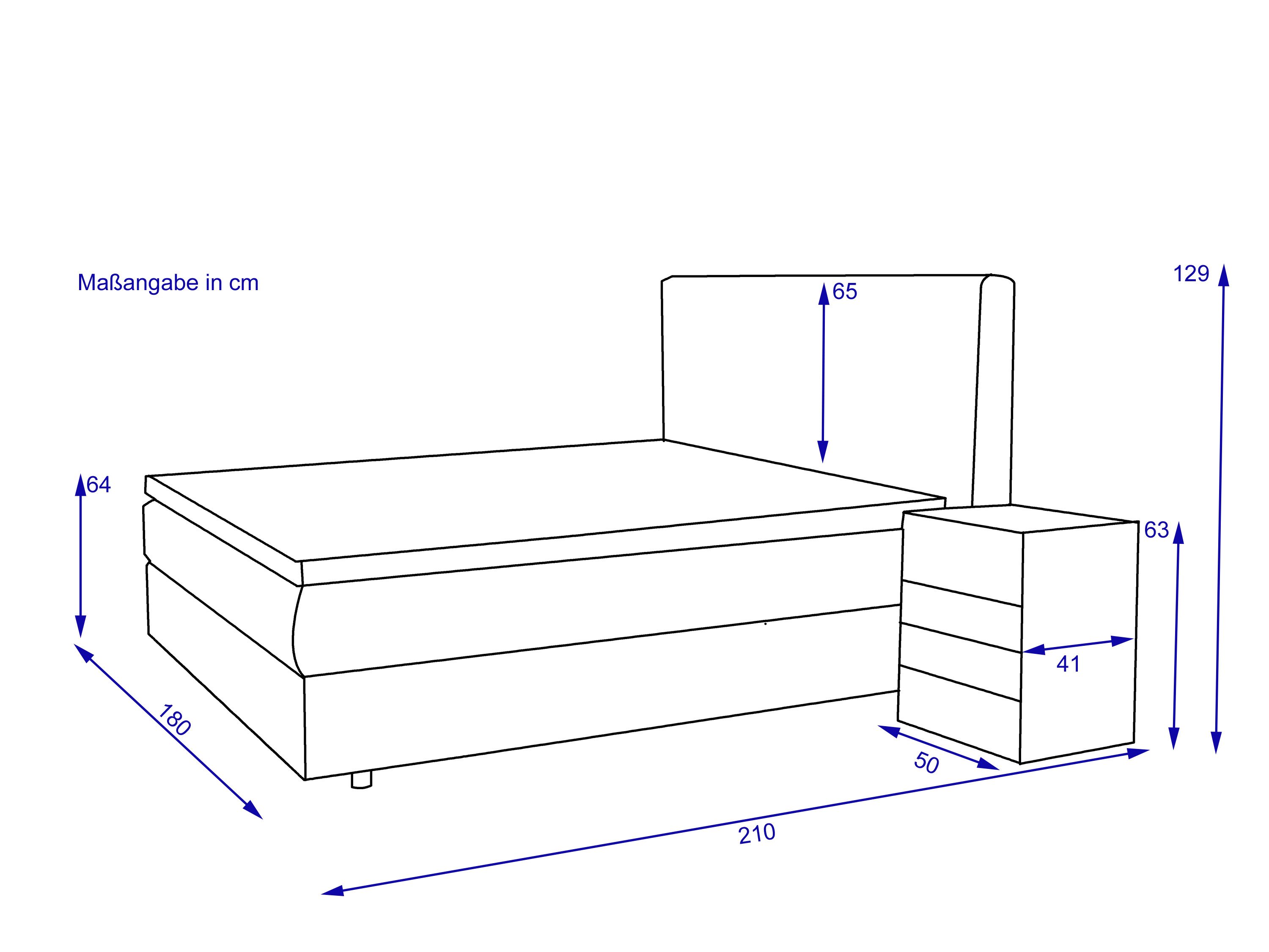 Boxspringbett MONDO LUVARA