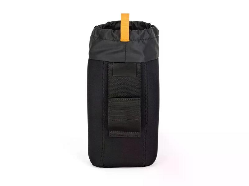 Lowepro Flaschenbeutel ProTactic Neopren Schwarz Flaschentasche für bis zu 1L Wasserflaschen und Trinkflaschen