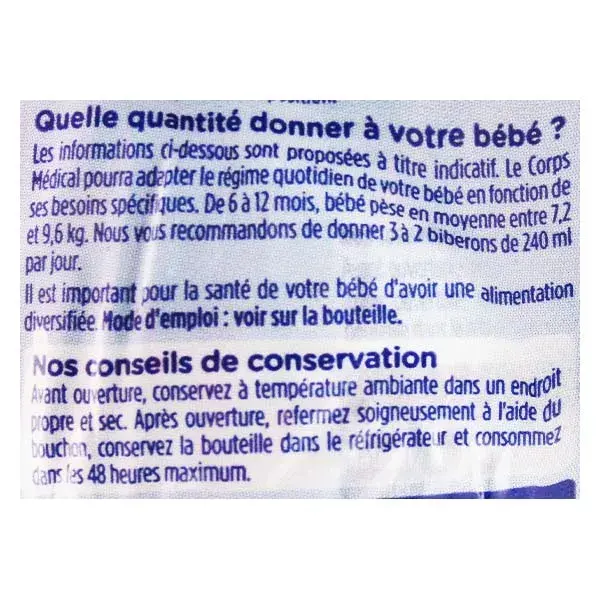 Gallia Calisma 2ª Idade 4 x 500ml