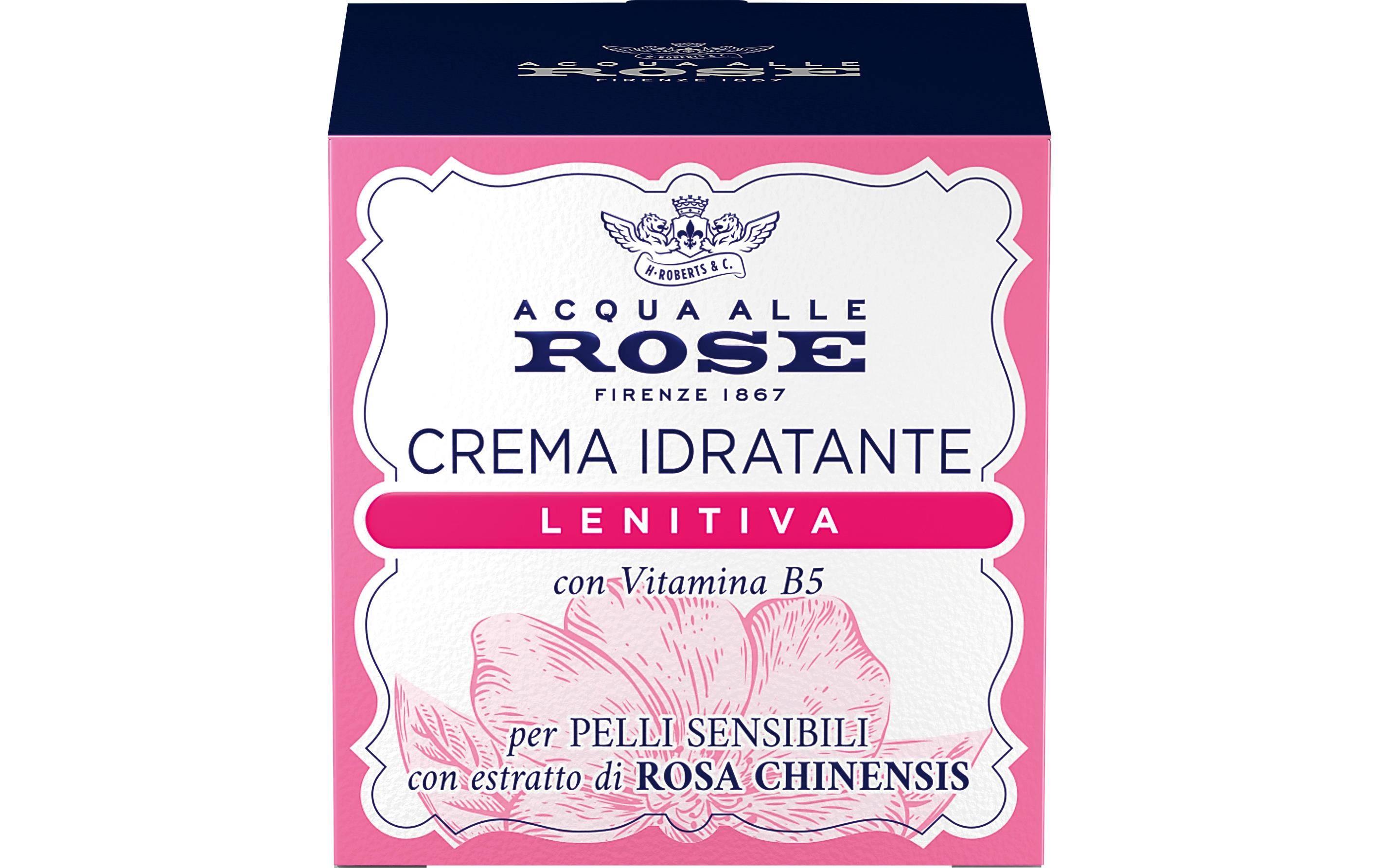 Feuchtigkeitscrème Sensitive 50 mlTagescreme mit pflanzlichem Kollagen aus Rosa Chinensis