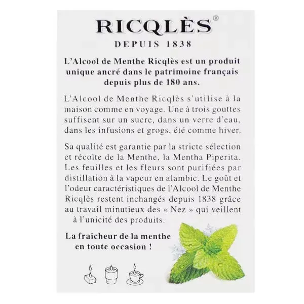 Ricqles Mint Alcohol 30ml