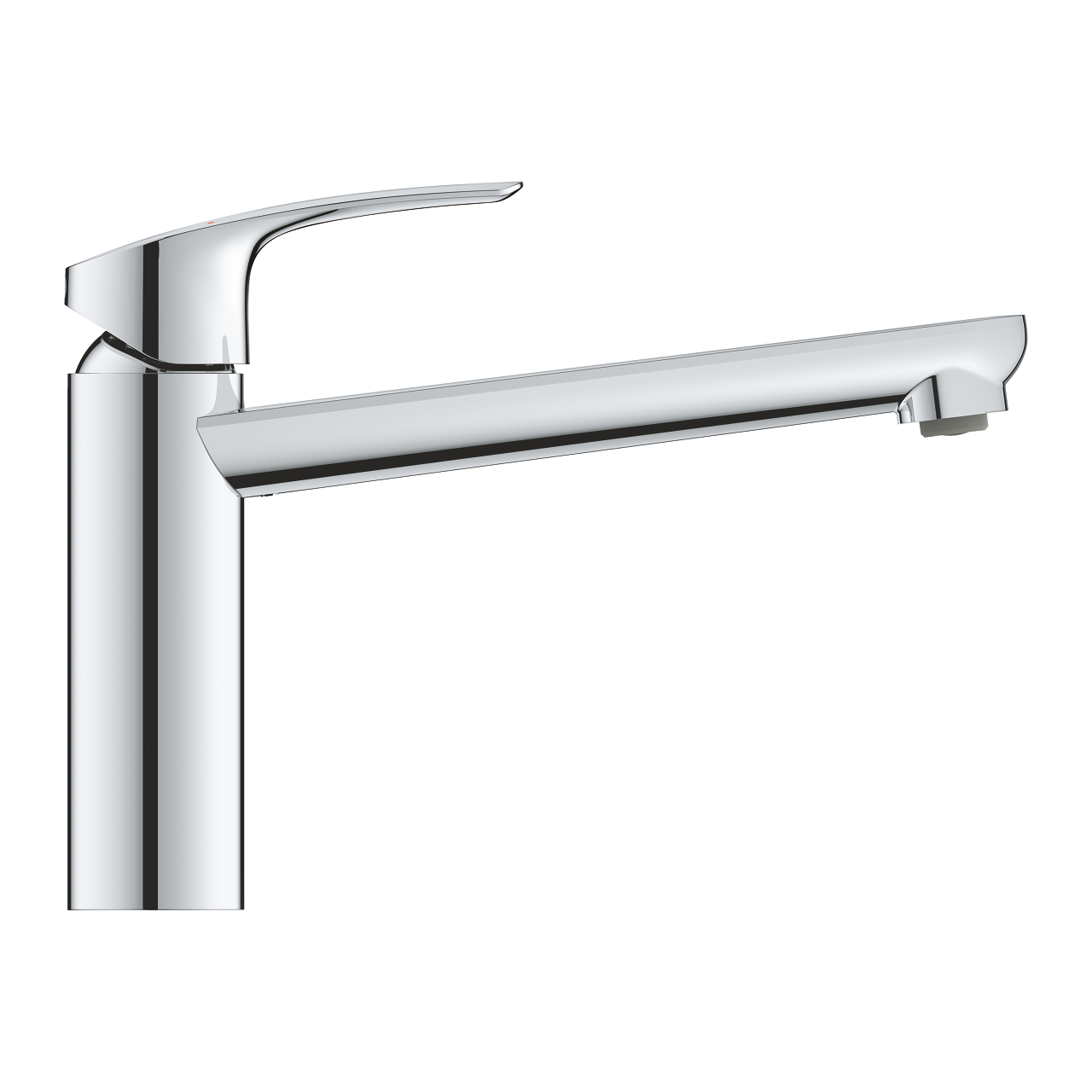 Grohe Eurosmart keukenkraan met medium draaibare uitloop chroom