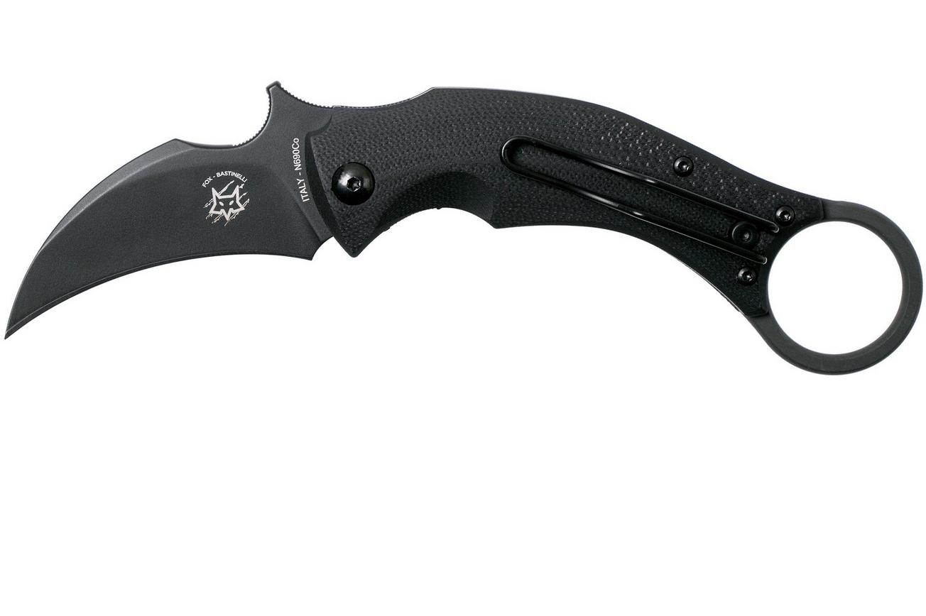 Fox Black Bird Bastinelli FX-591 Black karambit