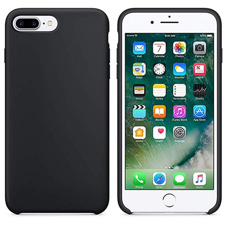 Schutzhülle für iPhone 8 Plus schwarz