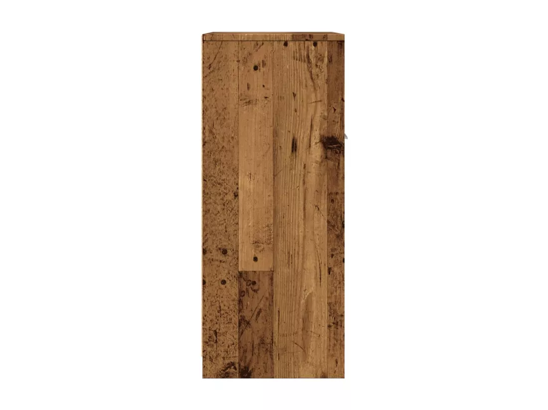 Armoire de salle de bain vieux bois 60x33x80 cm bois ingénierie