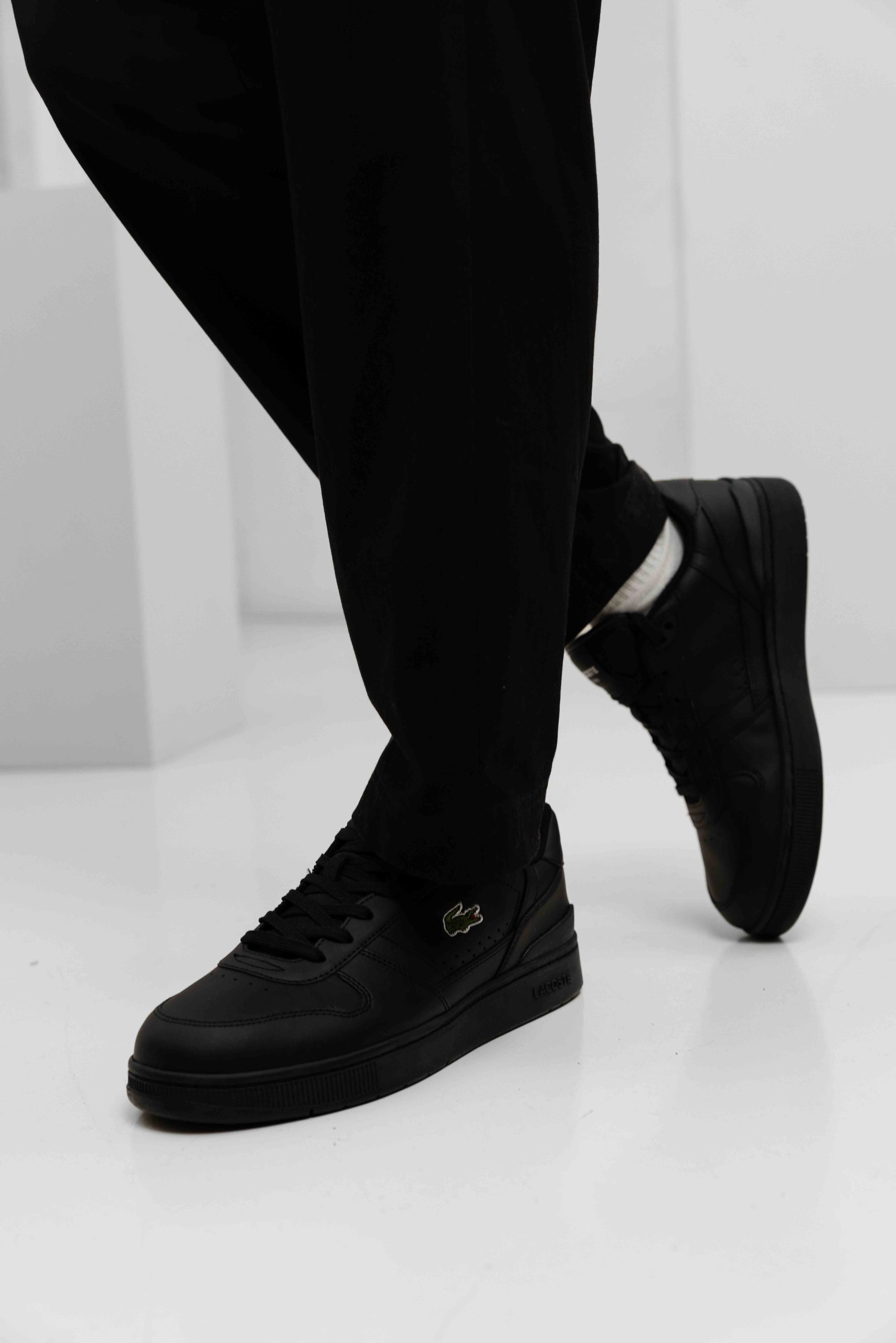 Lacoste T-Clip Sneakers Heren Zwart
