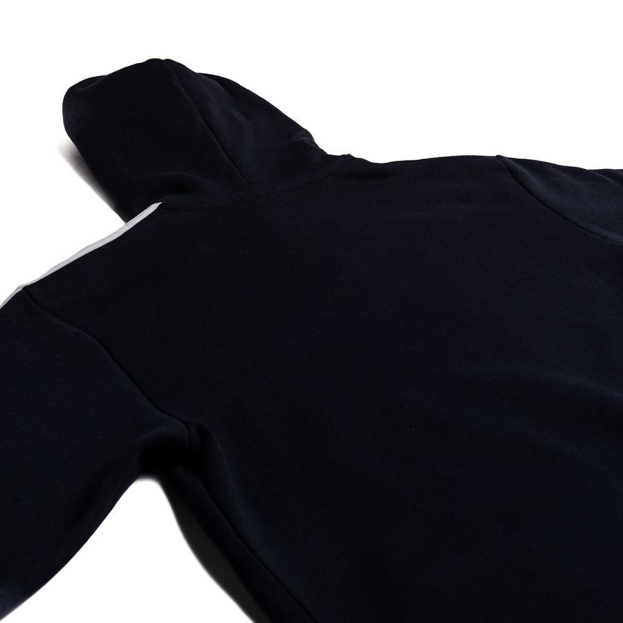 adidas Sweat à Capuche 3-Stripes Essentials - Bleu Marine/Blanc