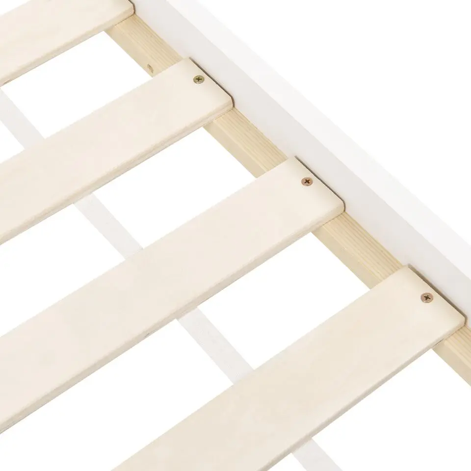 TOSSE - Kinderbed - Wit - 90 x 200 cm - Hout