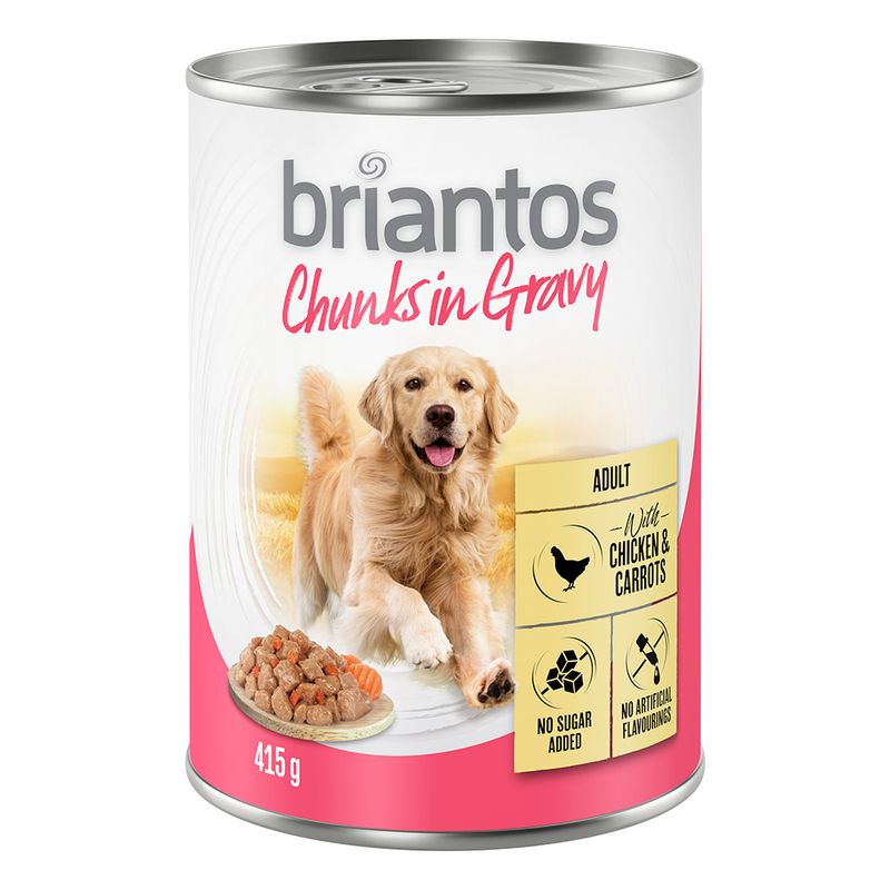 Briantos Bouchées en sauce 6 x 415 g pour chien ✓ pas cher