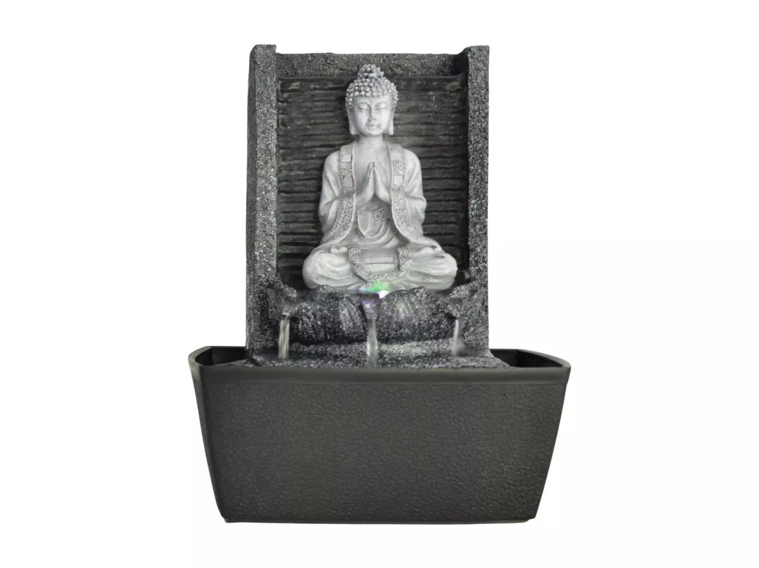 Fontaine Bouddha en méditation Nirvana