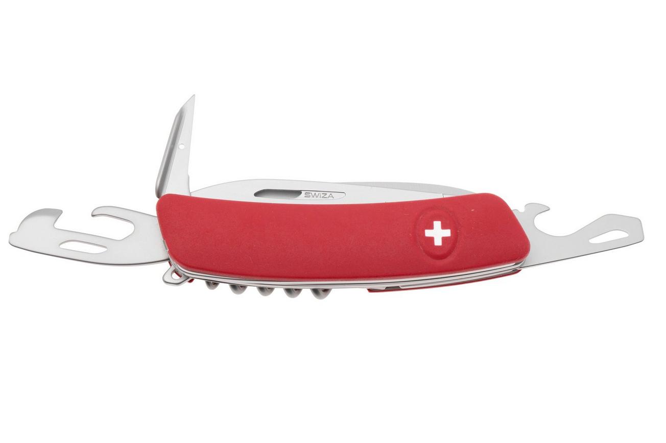 Swiza D05 R AM, KNR.0056.1900, Red Helvetix, Zwitsers zakmes, 7 tools