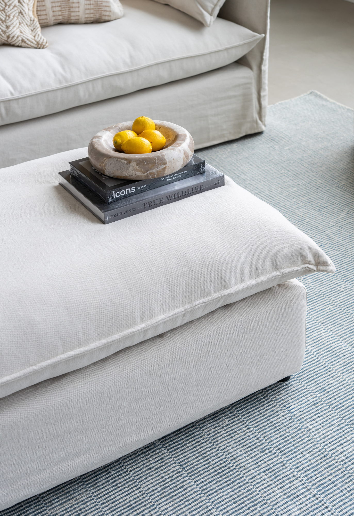 Hocker Mare shadow linen