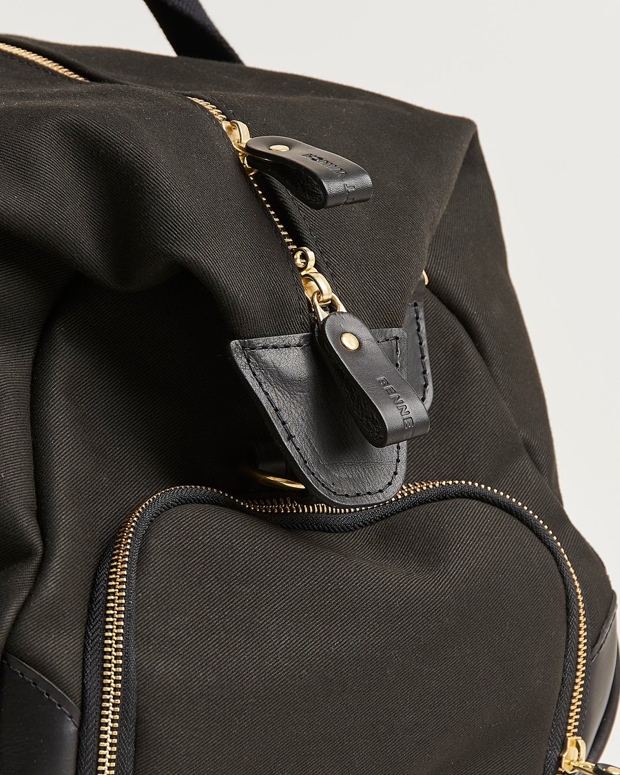 Bennett Winch Canvas Weekender Black