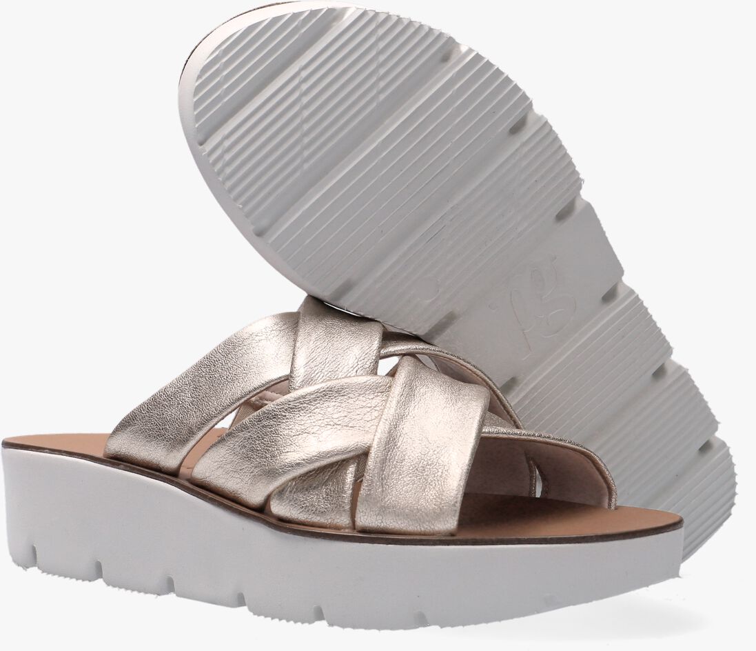 PAUL GREEN gouden paul green slippers 7641