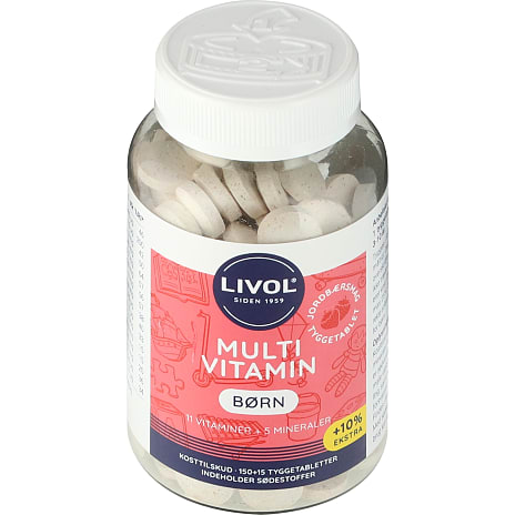 Multivitamin m. jordbærsmag