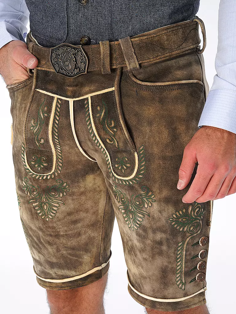 BECKERT Lederhose ST.JOHANN braun