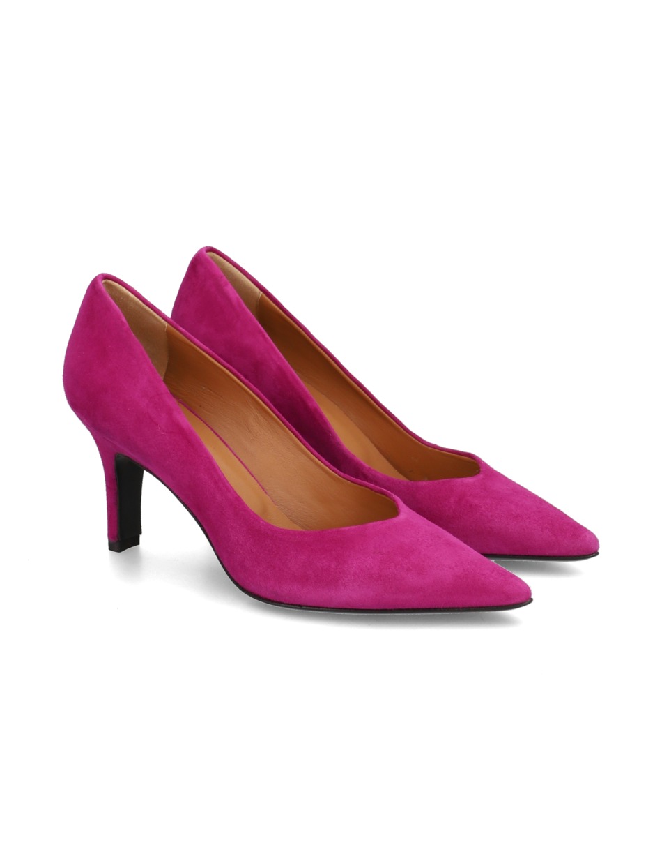 Veloursleder Pumps