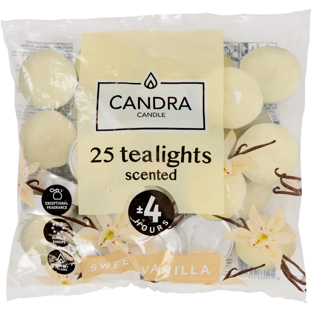 Bougies chauffe-plats parfumées Candra