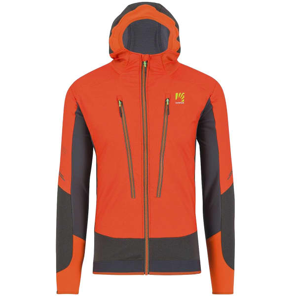 Veste softshell KARPOS ALAGNA PLUS EVO JKT SPICY ORANGE/BLACK SAND