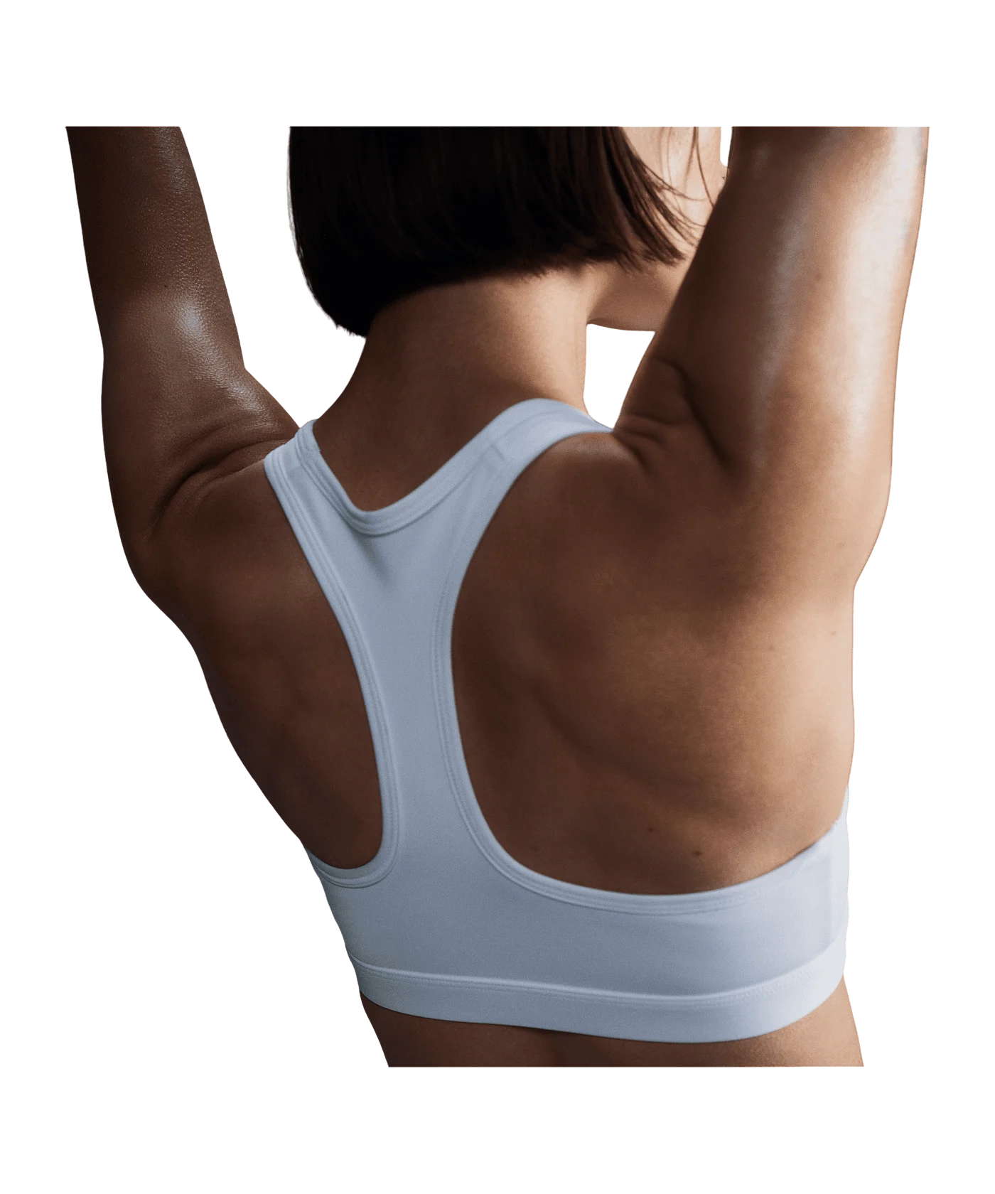 Nike Swoosh Medium Support Bra Sport-BH Damen Weiss F100