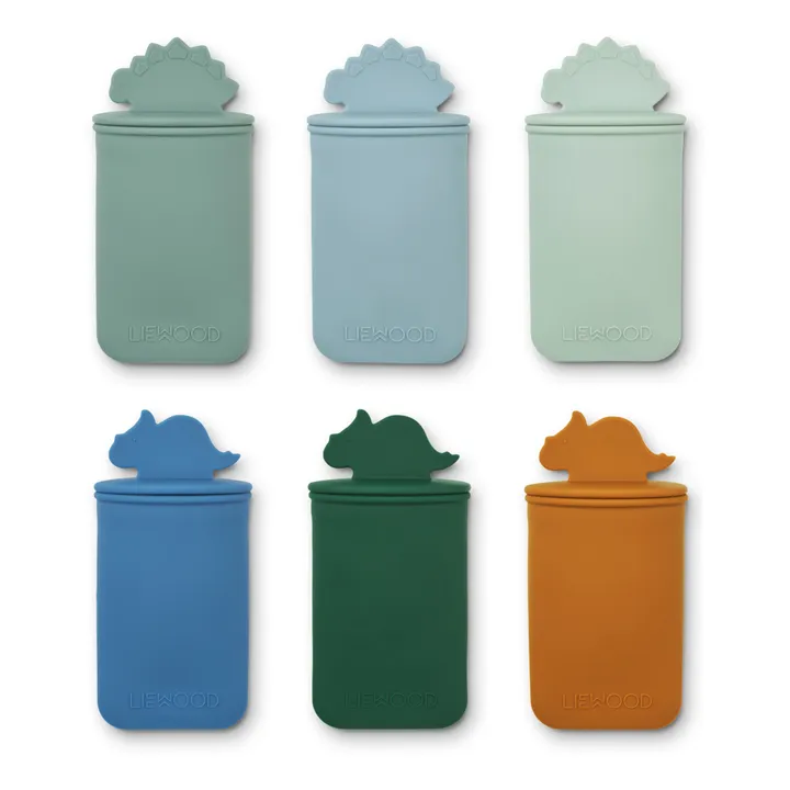 Liewood Moules à glaces en silicone Malik - Set de 6 | Bleu