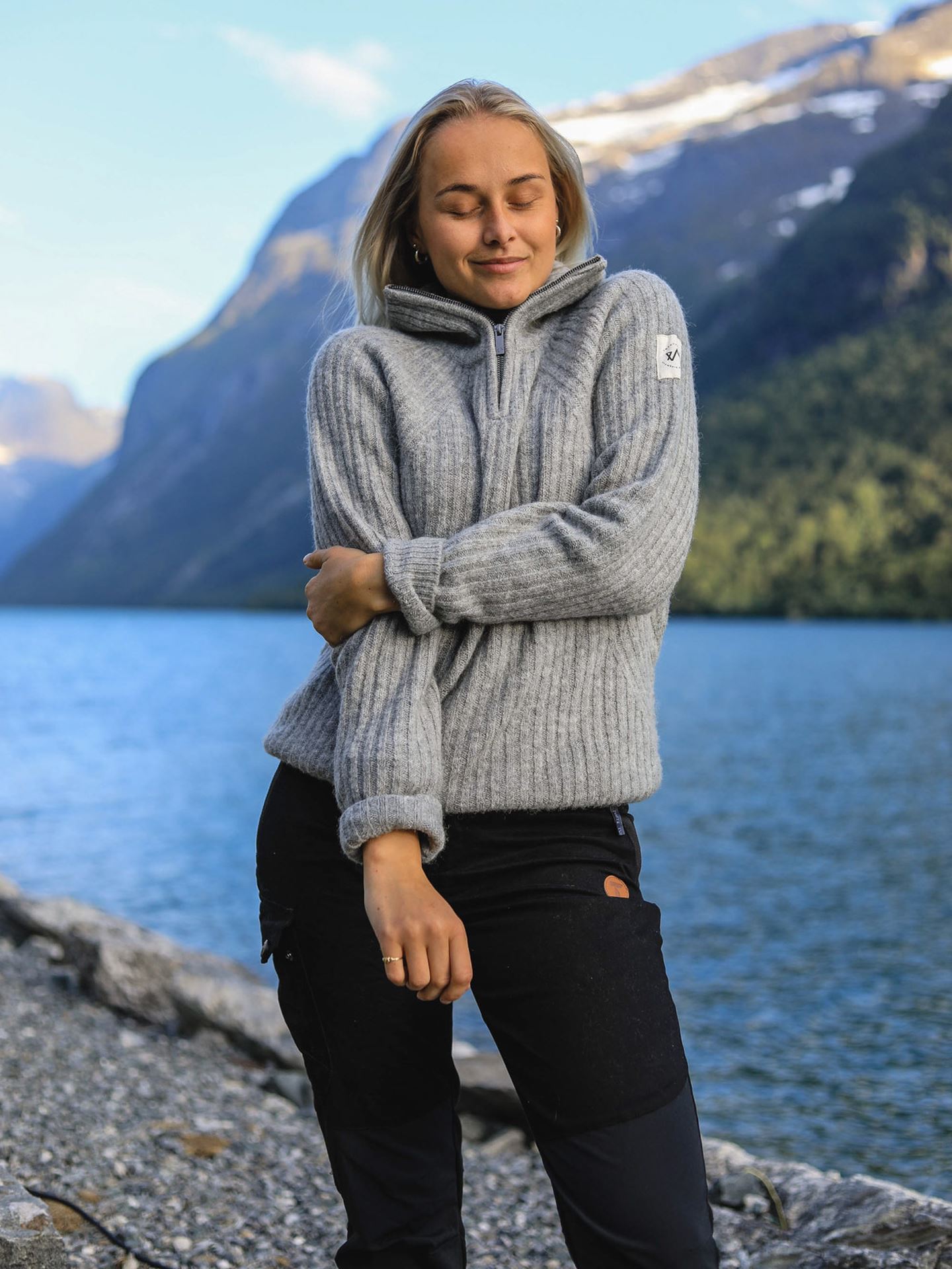 1222 Half Zip Genser