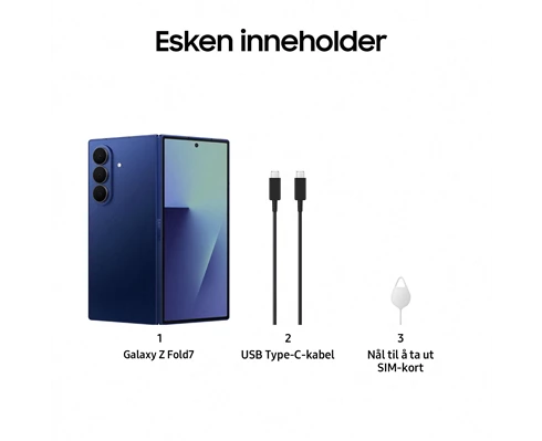 Samsung Galaxy Z Fold7 256GB Blue Shadow