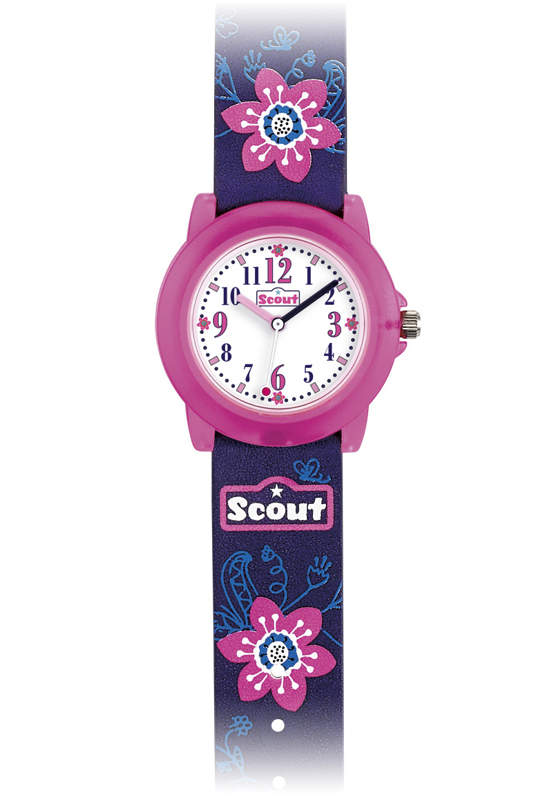 Scout Kinderuhr Crystal Blüten 305.028