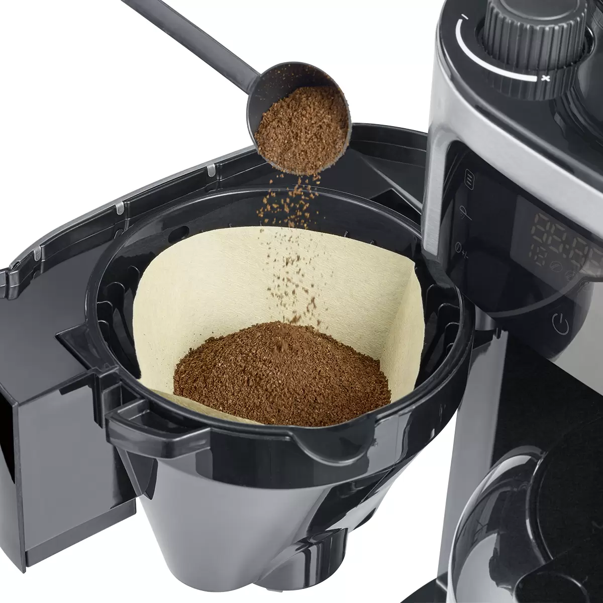 Filterkaffeemaschine mit Severin KA4814 schwarz,silber