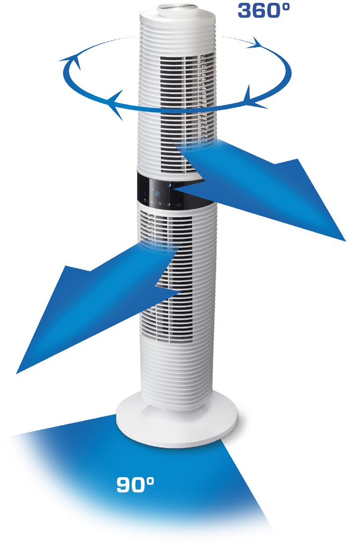 Clean Air Optima Design Tower fan CA-406