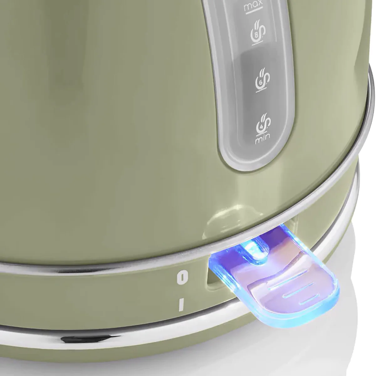 Retro Bouilloire, 1,8 L, Acier Inoxydable sans BPA, Résistance Cachée,