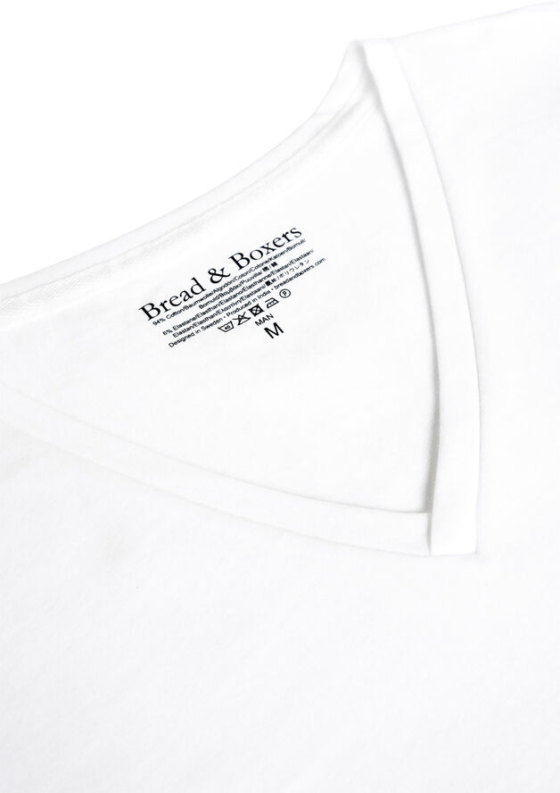 Bread & Boxers 2-pack V-Neck White