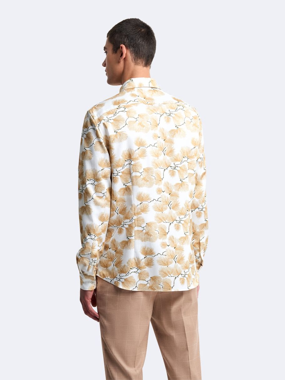 Chemise slim fleurie