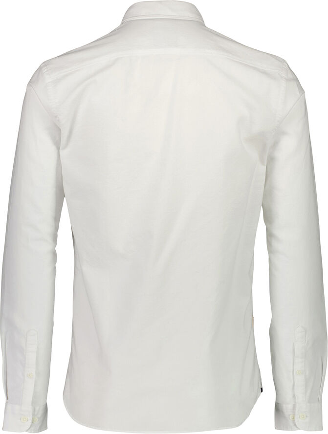Lindbergh Solid oxford shirt L/S Hvid