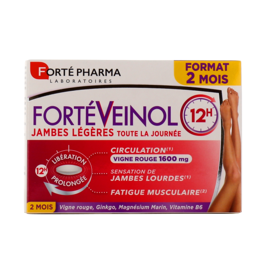 Forteveinol 12h - Jambes lourdes, Fatigue musculaire