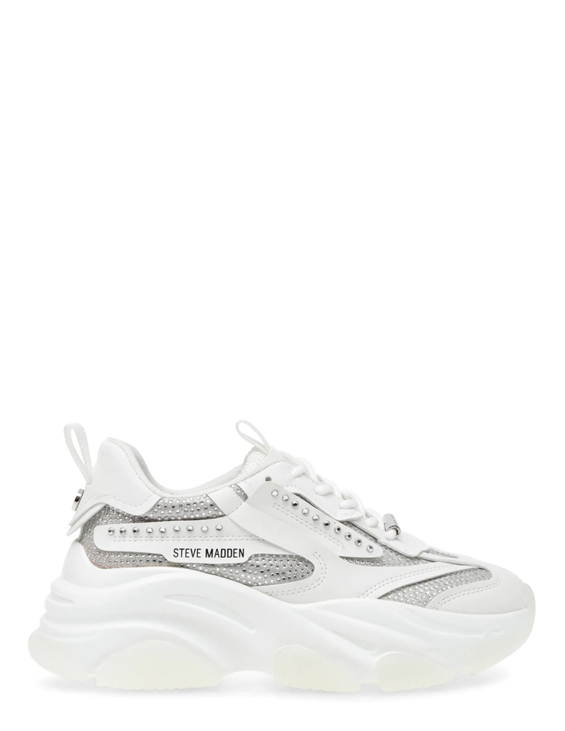 steve madden Baskets de ville Femme Possesionr Sneaker White