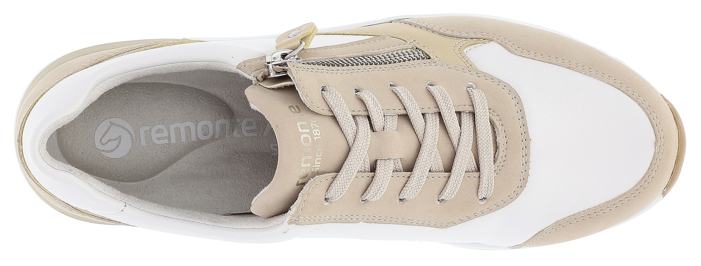 Remonte Keilsneaker  , Freizeitschuh, Halbschuh, Schnürschuh, vegane Verarbeitung