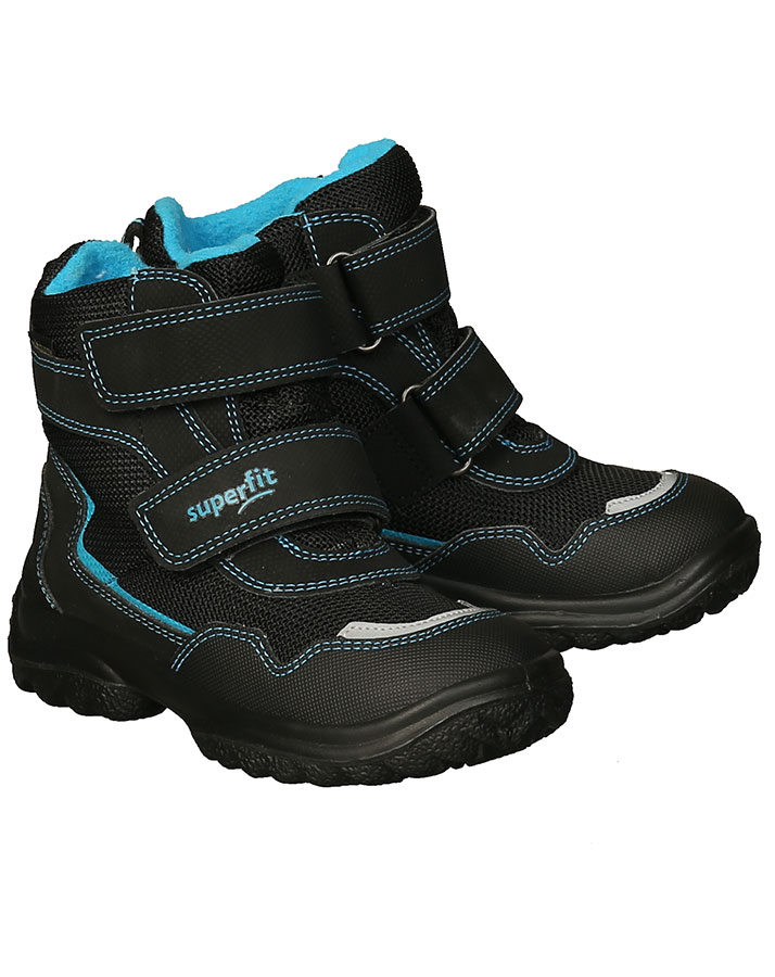Winter-Boots SNOWCAT gefüttert in schwarz/blau