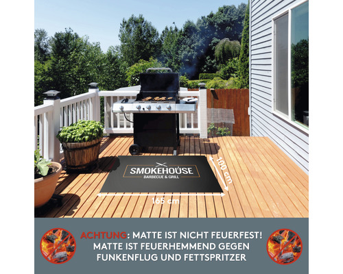 BBQ vloerbeschermingsmat Smokehouse 100x165 cm