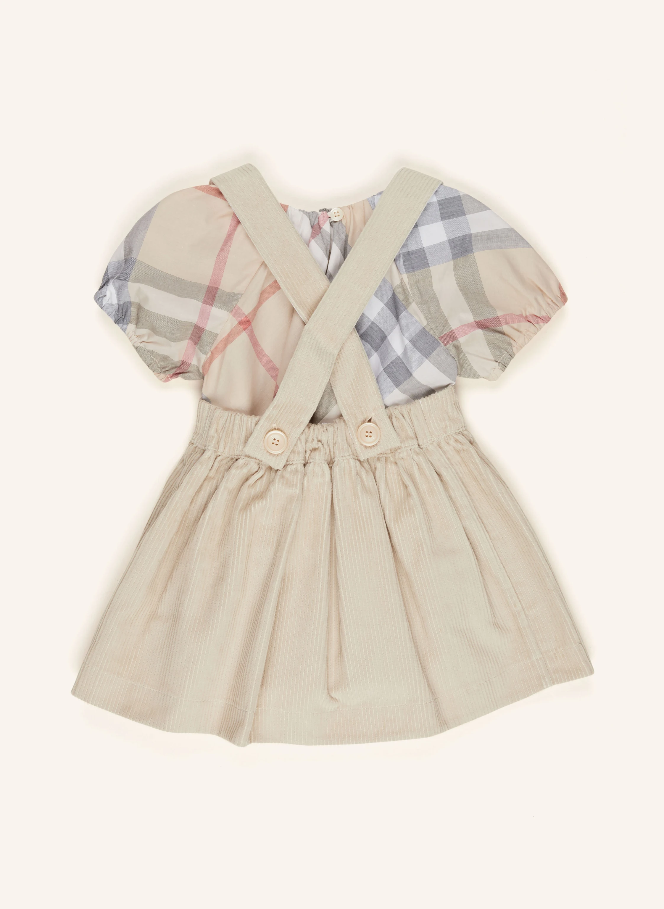 BURBERRY Set: Body, Cord-Rock und Bucket-Hat