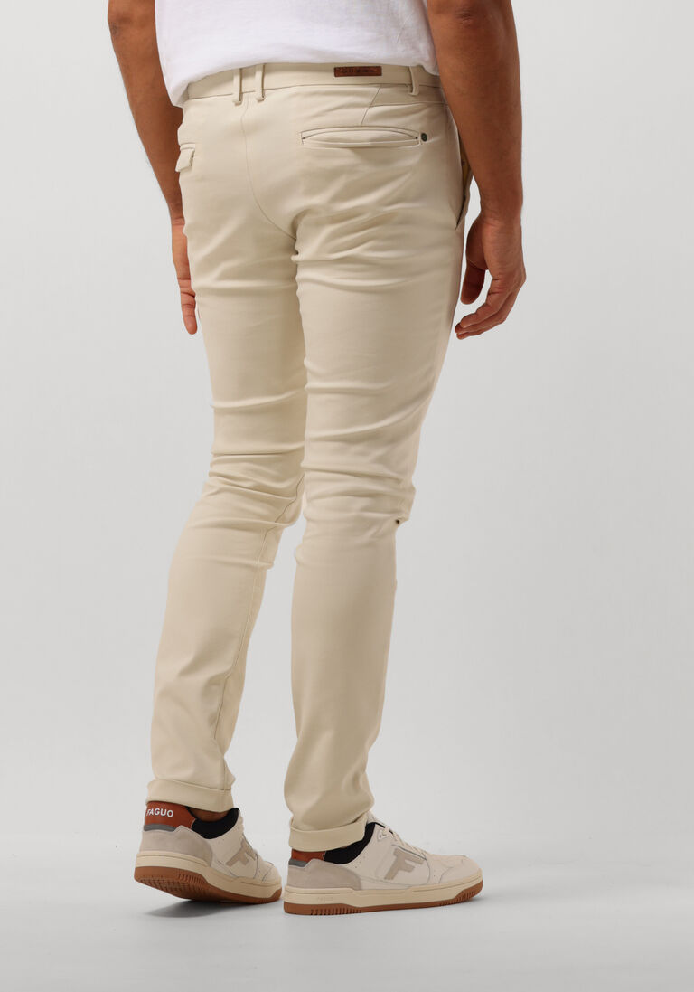CAST IRON beige cast iron chino riser chino stretch