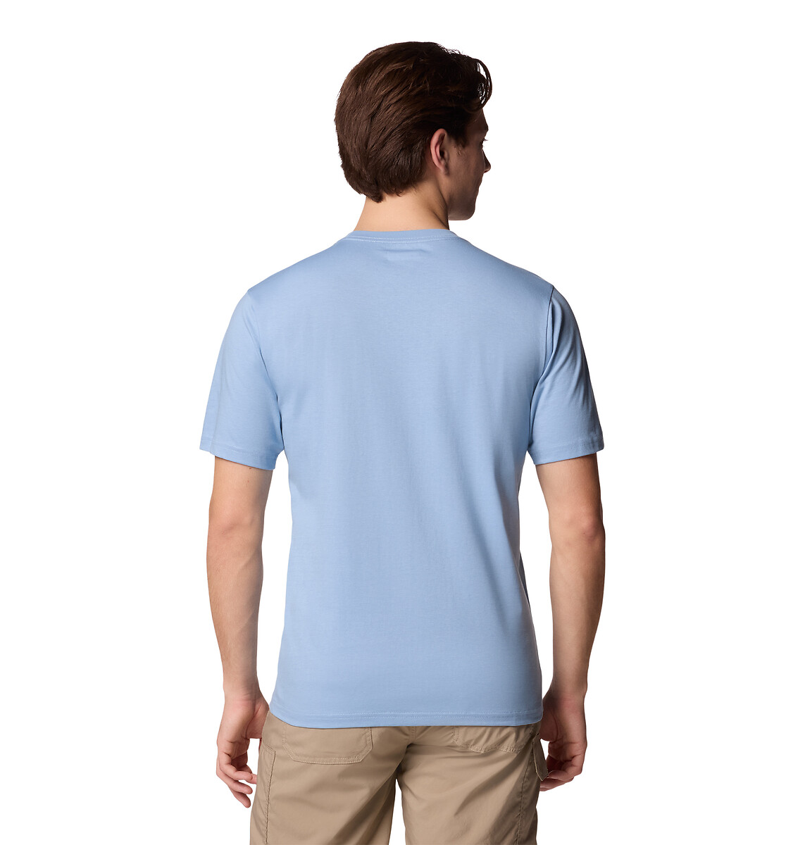 COLUMBIA<br>Camiseta de manga curta com logo no peito essencial