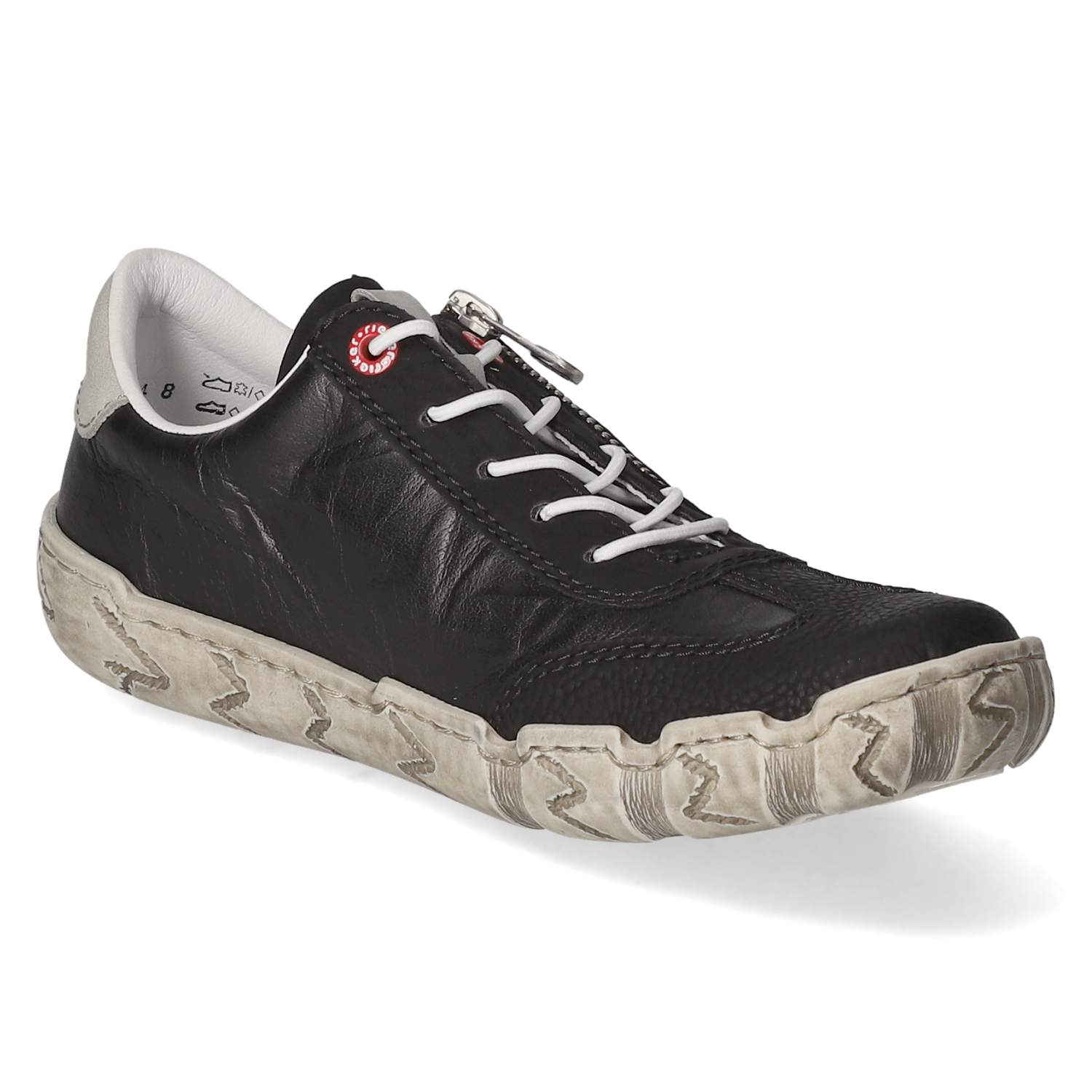 Rieker Slip On Sneaker - schwarz