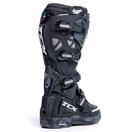 Bottes cross TCX Boots COMP EVO 2 - MICHELIN - BLACK CAMO 2024 - Noir / Gris