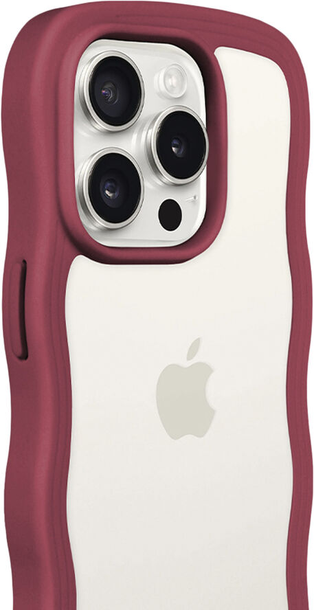 HoldIt Wavy Case iPhone 14 Pro Rød