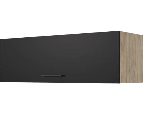 Flex Well Capri wandkast (B x D x H): 100 x 32 x 32 cm, matzwart, anti-vingerafdruk, gedemonteerd